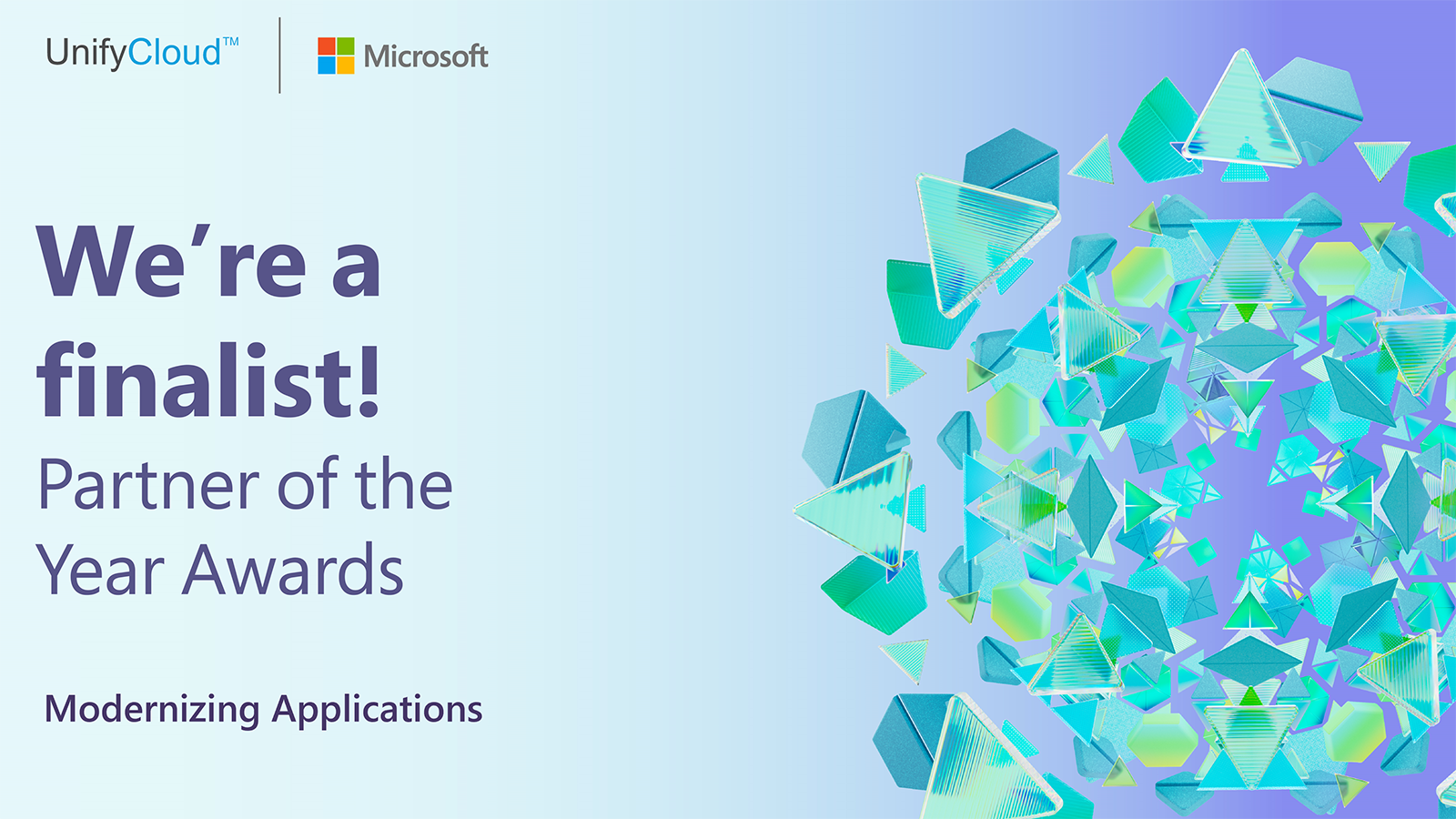 UnifyCloud recognized as a finalist of 2024 Microsoft Modernizing Applications Partner of the Year