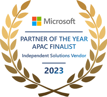 Microsoft Partner of the Year APAC Finalist 2023 - Independent Solutions Vendor
