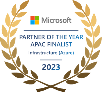 Microsoft Partner of the Year APAC Finalist 2023 - Infrastructure (Azure) 